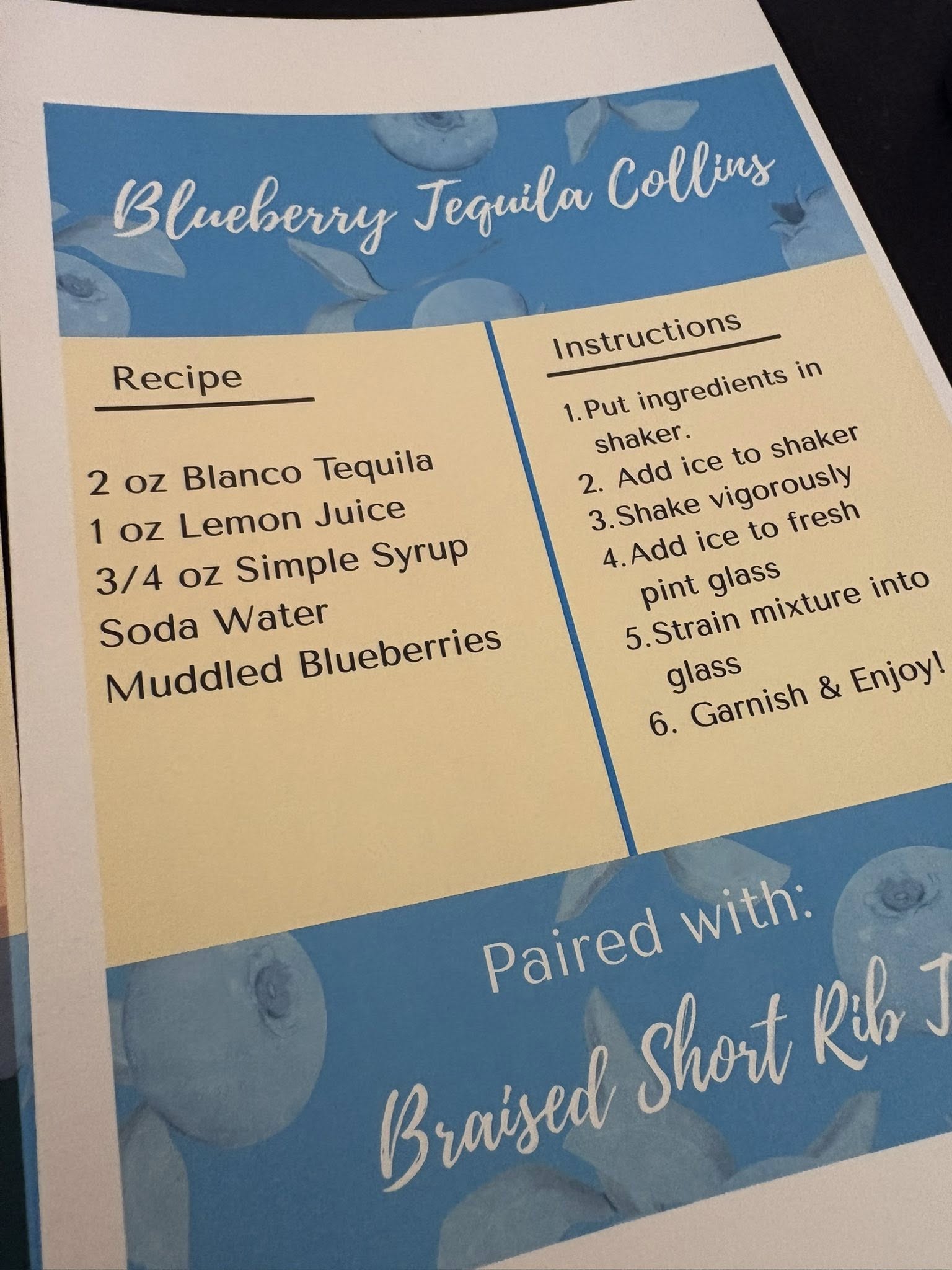 Deerwood Country Club Kingwood TX | Tequila and Tacos | Blueberry Tequila Collins | REALTOR Jeremy Williams Red Hawk Property Team JLA Realty